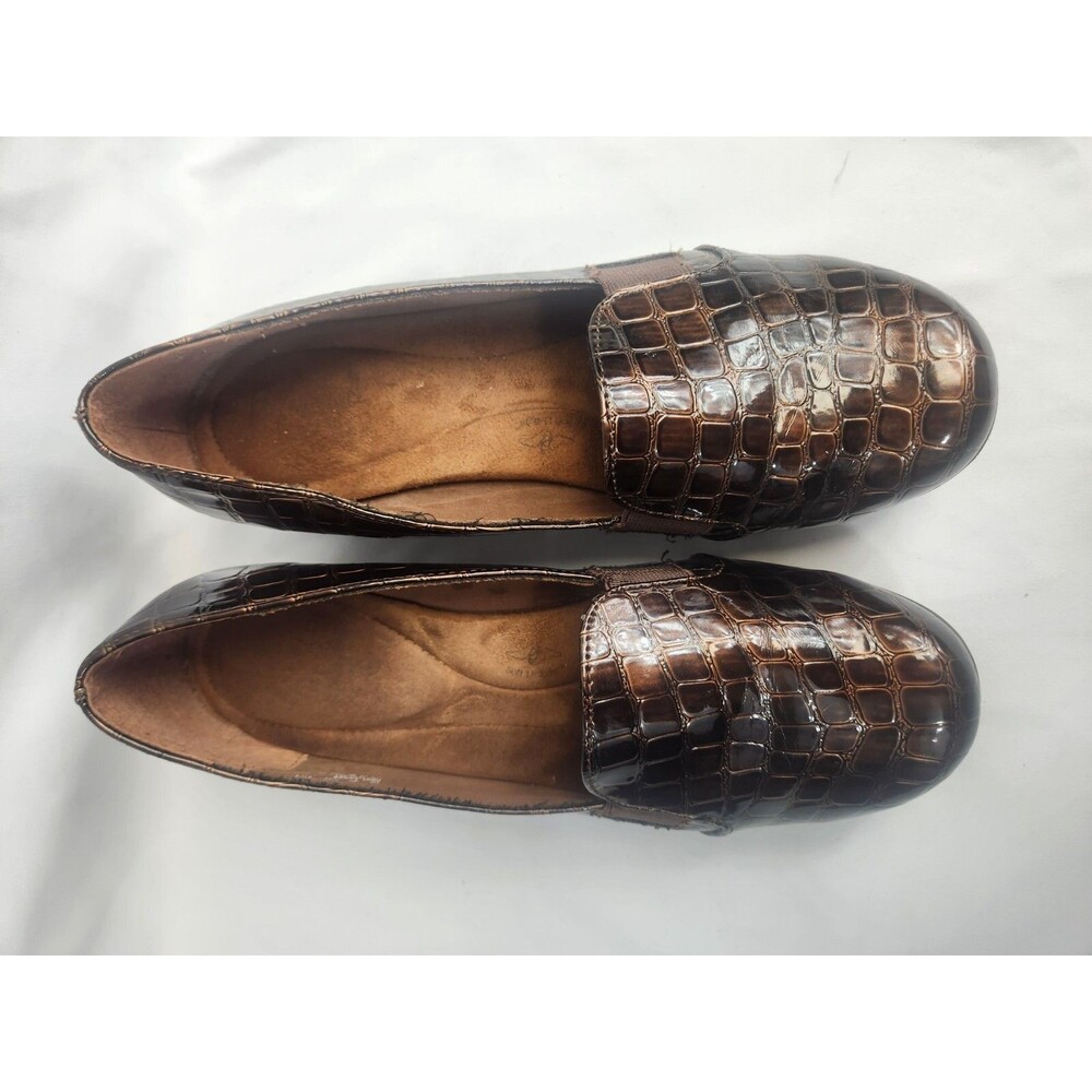 Soft Style Womens Wedge Loafers 10 B Slip On By Hush Puppies Comfortable